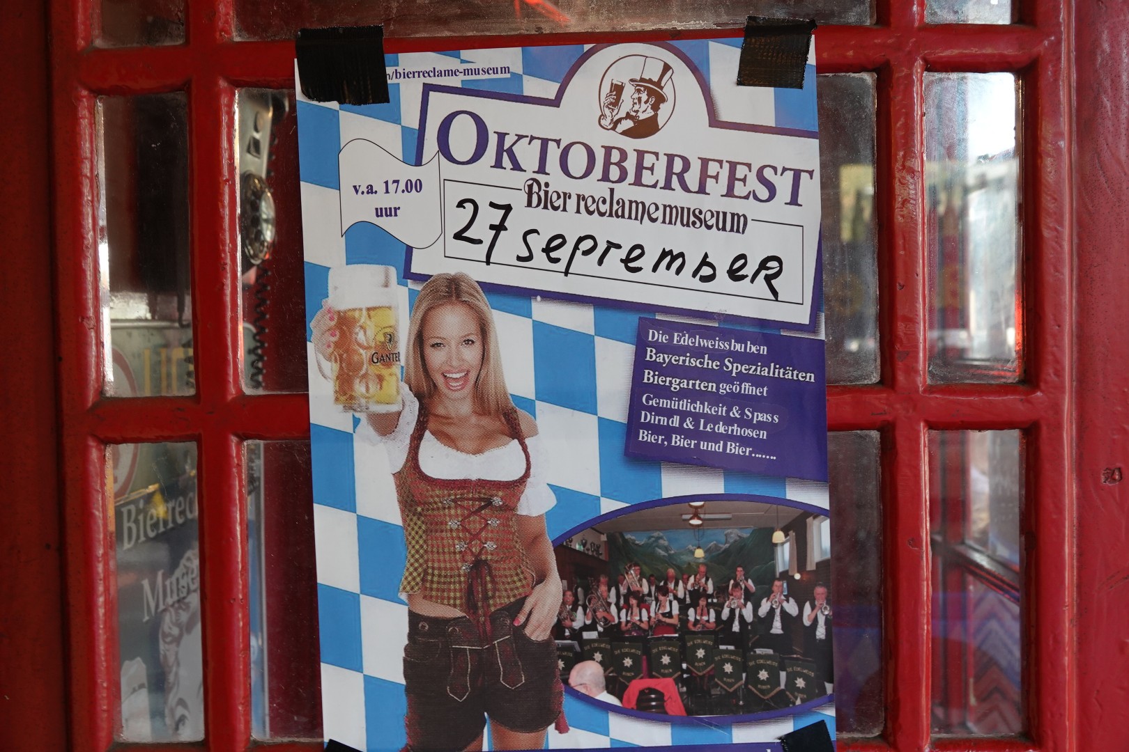 Beiers Bierfeest, Bierreclame Museum, Oktoberfest, Edelweiss Buben, Evenementen Princenhage, oktoberfest Princenhage
