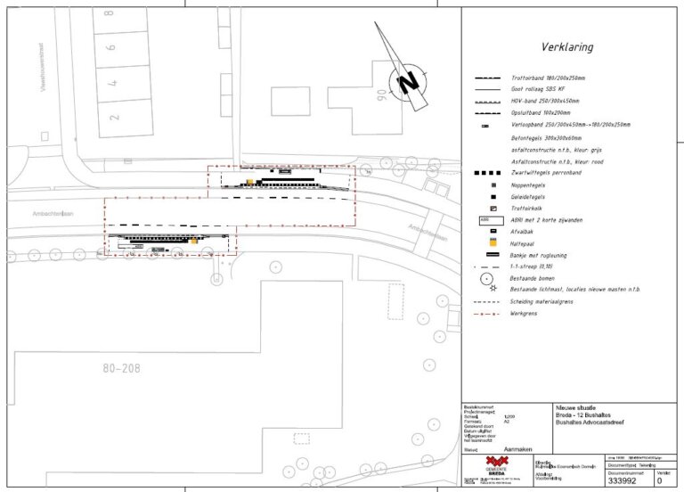 Ambachtenlaan, Hovenierstraat Bushalte, Lijn 4, Nieuwe Dienstregeling