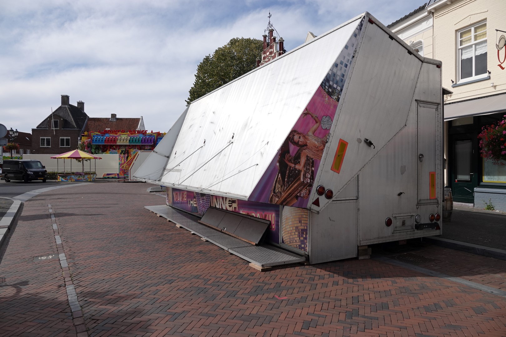 Kermis, Kermis Princenhage, Haagsemarkt, Opbouw