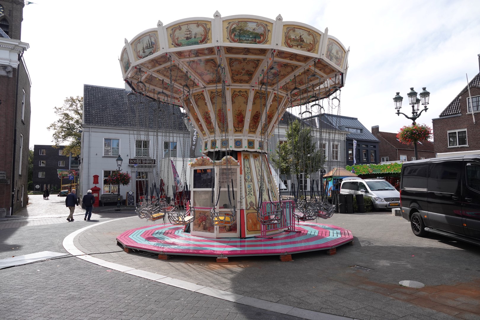 Kermis, Kermis Princenhage, Haagsemarkt, Opbouw