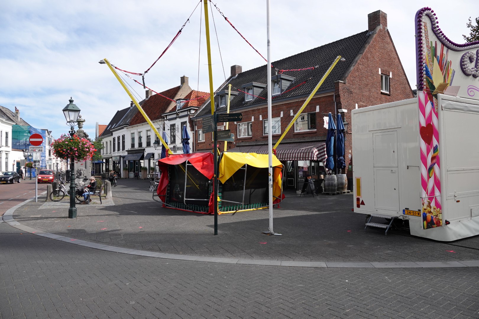 Kermis, Kermis Princenhage, Haagsemarkt, Opbouw