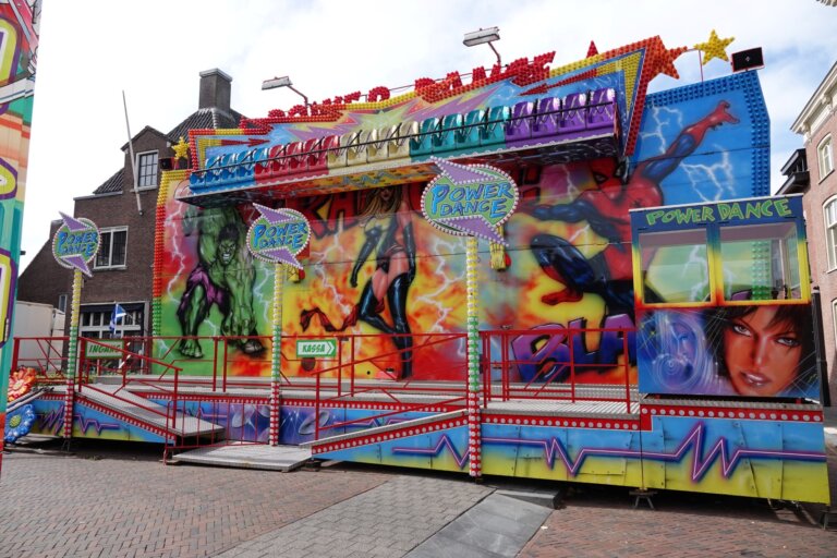 Kermis, Kermis Princenhage, Haagsemarkt, Opbouw