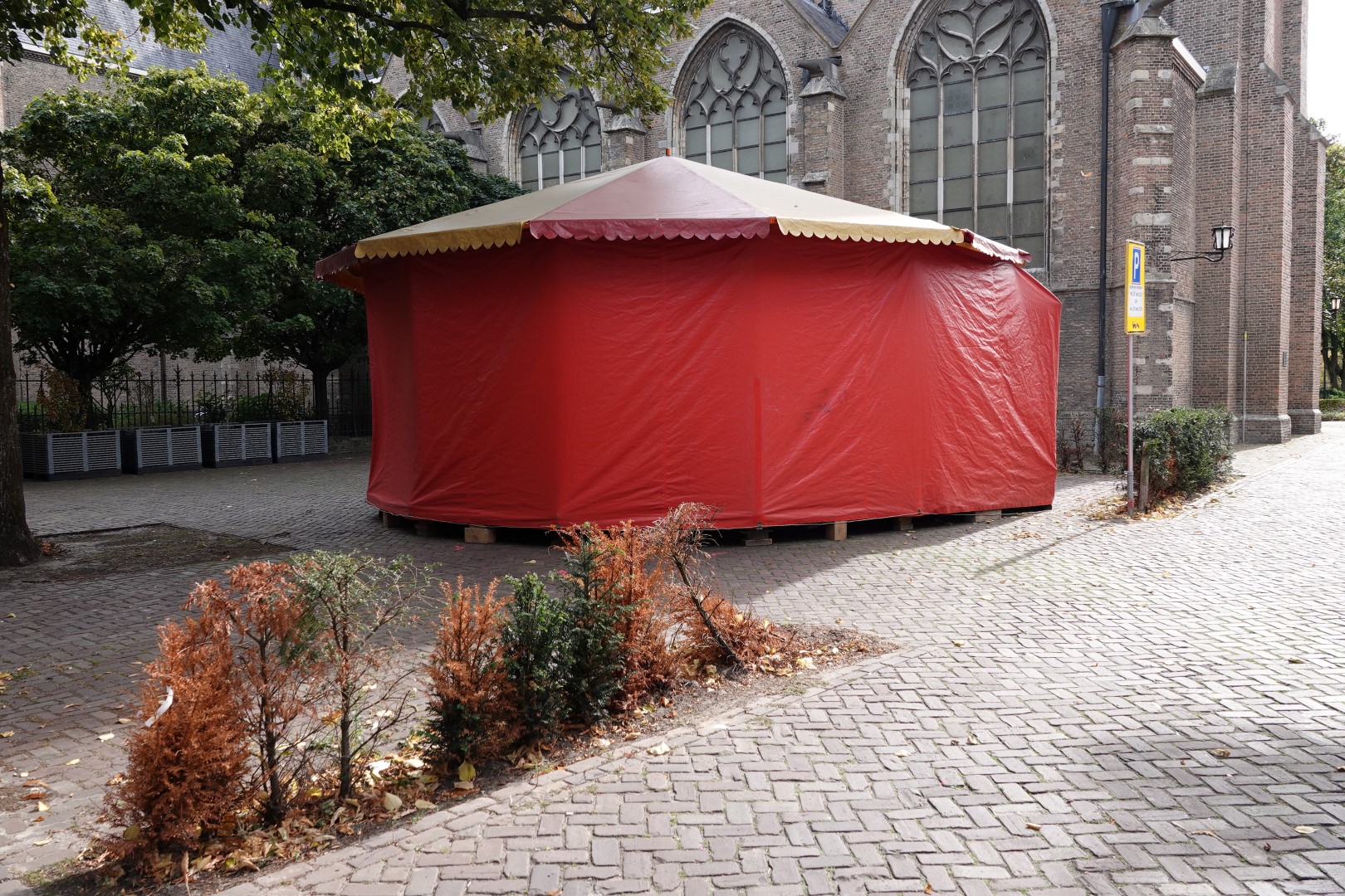 Kermis, Kermis Princenhage, Haagsemarkt, Opbouw