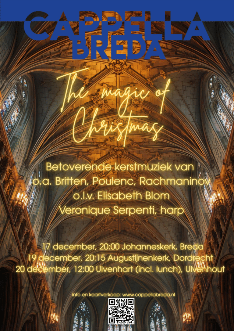 17 december Kerstconcert Cappella in de Johanneskerk
