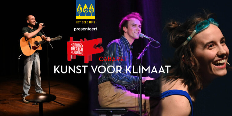 Laat je meevoeren door cabaret met een groen randje bij Het Gele Huis!