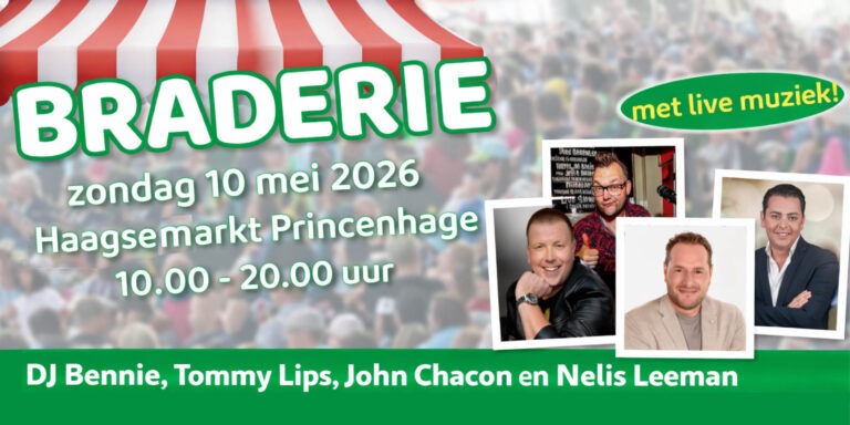 Braderie Princenhage: Gezellig shoppen en live muziek Braderie, Braderie Princenhage, Braderie Princenhage 2026, SEP