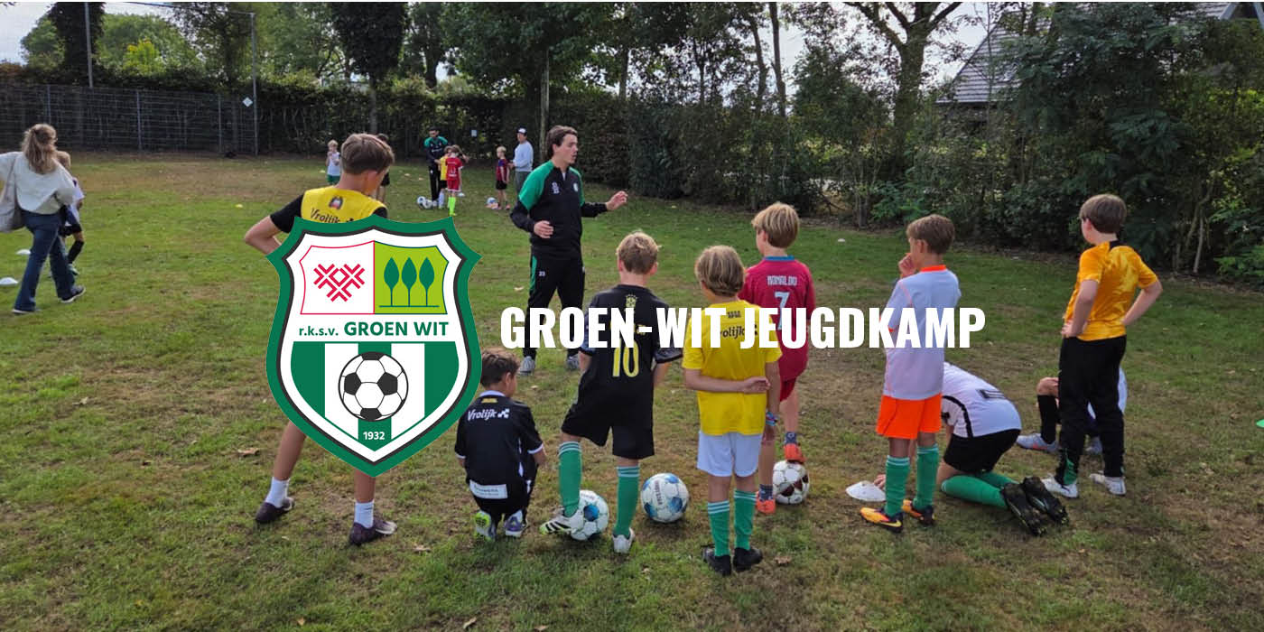 Geslaagd jeugdvoetbalkamp voor 90 jonge spelers van Groen Wit