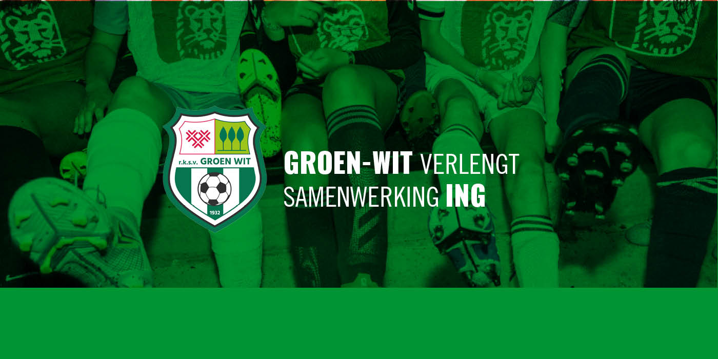 RKSV Groen-Wit en ING verlengen samenwerking