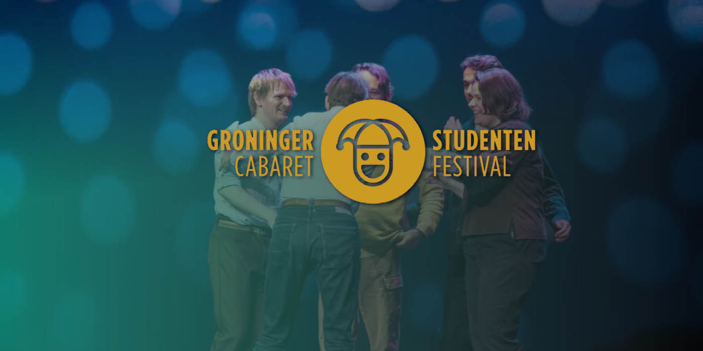 Zes jonge cabaretiers tijdens try-outs in Het Gele Huis